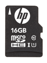 HP MicroSDHC 16GB U1