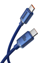 Baseus Crystal Shine Series PD Cable Type-C to Type-C 100W 1.2m Blue