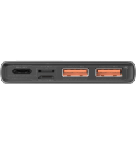 Baseus Powerbank PD+QC 10000mAh 2xUSB/Type-C/Lightning/micro-USB Digital Display 22.5W Black