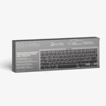 Celly Sw Keyboard Wireless Dark Silver