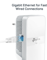 TP-Link Powerline Wi-Fi Extender AV1000 WPA7617 Kit
