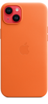 Apple Leather Case iPhone 14 Plus with MagSafe Orange