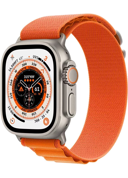 Apple Watch Ultra GPS + Cellular 49mm Titanium Case with Orange