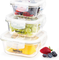Lamart LT6012 3 Glass Food Container Set