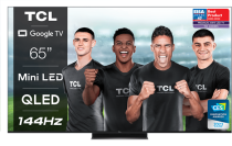 TCL 65C835 TV 65'' 4Κ QLED Mini Led 144Hz with Google TV