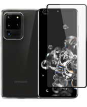 Vivid Set TPU + 3D Curved Tempered Glass Samsung Galaxy S20 Ultra Black