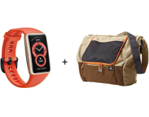 Huawei Band 6 Orange + Terranation Bag Ika Kopu 29lt