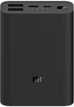 Xiaomi Powerbank 3 Ultra Compact Fast Charge 10000mAh 2xUSB/Type-C/Micro USB Black