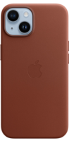 Apple Leather Case iPhone 14 with MagSafe Umber