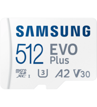 Samsung Evo Plus (2021) microSDXC 512GB Class 10 U3 V30 A2 UHS-I