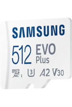 Samsung Evo Plus (2021) microSDXC 512GB Class 10 U3 V30 A2 UHS-ISamsung Evo Plus (20