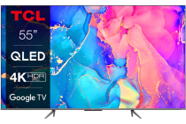 TCL 55C635 TV 55'' 4Κ QLED with Google TV & Game Master