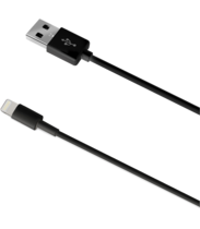 Celly Data Cable Black Lightning 1m