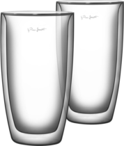Lamart Σετ 2 Ποτήρια 380ml από διπλό βοριοπυριτικό γυαλί Vaso Series LT9011