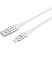 Celly Color Data Cable Extra Strong Lightning Usb White