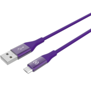 Celly Color Data Cable Extra Strong Micro Usb Purple