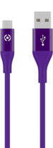 Celly Color Data Cable Extra Strong Micro Usb Purple