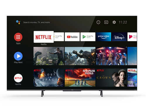 TCL 43C722 Τηλεόραση 43'' 4Κ QLED TV AI-IN Android TV