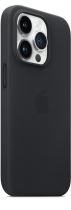 Apple Leather Case iPhone 14 Pro with MagSafe Midnight