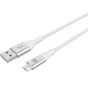 Celly Color Data Cable Extra Strong Micro Usb White