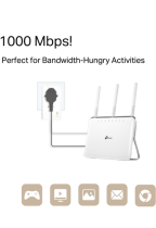 TP-Link Powerline Gigabit Extender AV1000 WPA7017 Kit