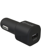 Muvit Car Charger USB 2.4A 12W 100% Recyclable Black
