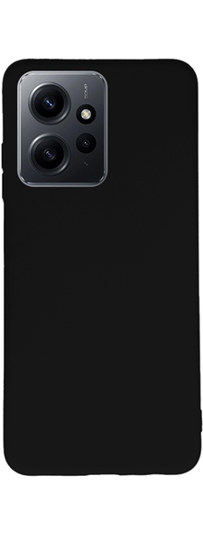 Vivid Case Silicone Matte Redmi Note 12 4G Black