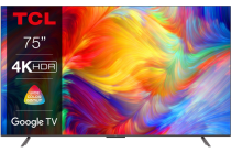 TCL 75P735 75'' 4K HDR TV with Google TV and Game Master