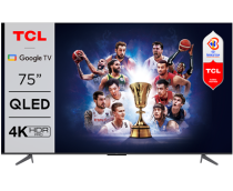 TCL 75C645 Τηλεόραση 75'' 4K QLED TV με Google TV and Game Master