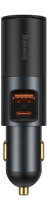 Baseus Car Charger Cigarette Lighter Expansion USB/Type-C PD+QC 120W Gray