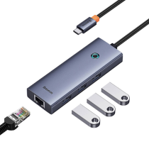 Baseus Multifunctional HUB Docking Station UltraJoy Series 4 in 1 Type-C to HDMI+USB 3.0+RJ45 Space