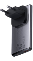 Baseus Travel Charger GaN5 Pro Type-C/USB 65W + Cable Type-C Black