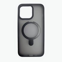 Vivid Magsafe Ring Stand Case Apple iPhone 15 Plus Black