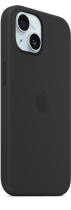 Apple iPhone 15 Silicone Case with MagSafe Black