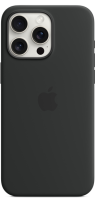 Apple iPhone 15 Pro Max Silicone Case with MagSafe Black