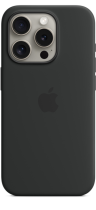 Apple iPhone 15 Pro Silicone Case with MagSafe Black