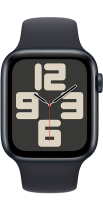 Apple Watch SE GPS 44mm Midnight Aluminium Case with Midnight Sport Band S/M