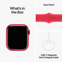 Apple Watch Series 9 GPS 41mm (PRODUCT)RED Aluminium Case with (PRODUCT)RED Sport Band M/L