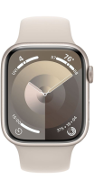 Apple Watch Series 9 GPS 45mm Starlight Aluminium Case with Starlight Sport Band M/L