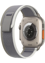Apple Watch Ultra 2 GPS + Cellular 49mm Titanium Case with GreenGrey Trail Loop M/L
