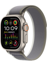 Apple Watch Ultra 2 GPS + Cellular 49mm Titanium Case with GreenGrey Trail Loop S/M