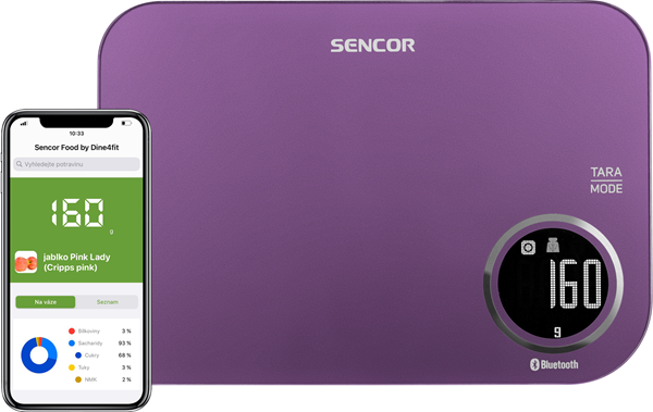 Sencor smart kitchen scale SKS 7073VT