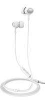 Celly Up 500 Stereo Earphone 3.5mm Round Cable White