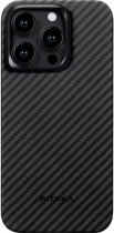 Pitaka MagEZ Case 4 Apple iPhone 15 Pro Black / Grey / Twill (KI1501P)