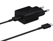 Samsung Fast Travel Charger 15W + Cable Type C To Type C Black