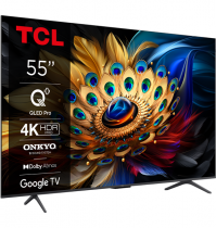 TCL 55C61B TV 4K QLED with Google TV and Game Master 3.0