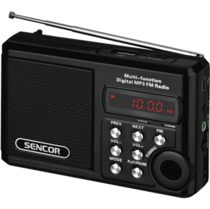Sencor Portable Radio SRD 215 Black