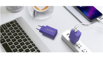Riversong Travel Adapter SafeKub D2 2.4A Dual USB Purple