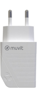 Muvit Travel Charger USB 2.4A 12W 100% Recyclable White