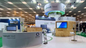 To περίπτερο των 2 εταιρειών στην έκθεση Renewable Energytech.